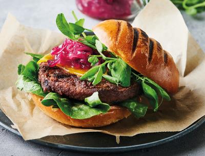 Vegan Juicy Cheeseburger