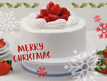 Christmas Strawberry Yogurt Shortcake 