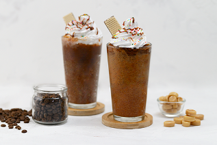 Salted Caramel Coffee Frappe