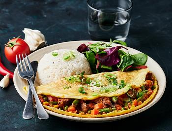 Bistik Veggie Omelette