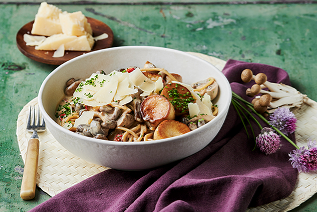 Mushroom Cili Padi Pasta
