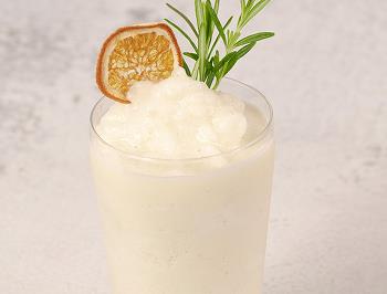 Creamy Yuzu and Mint Slush