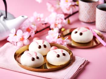 Steamed Bunny Buns with Chicken Filling