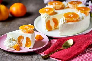 5 Ingredients Mandarin Cheesecake