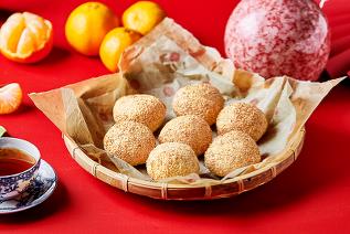 Sesame Balls with Taro