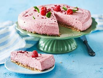 Delicious Raspberry Cheesecake
