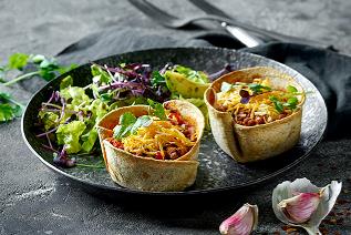 Vegan Homemade Taco Cups 