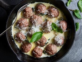 Italian Meatballs with Cream