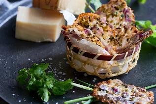 Parmesan Chips with Herbs