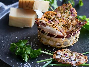 Parmesan Chips with Herbs