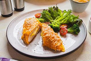 5-Ingredient Baked Cheesy Chicken