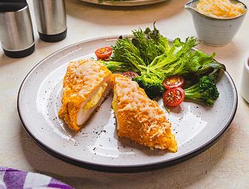 5-Ingredient Baked Cheesy Chicken