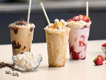 Creamy Strawberry Milkshakes