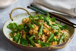 Fried Rice with Beans