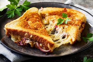 Grilled Cheese Toast with Stretch