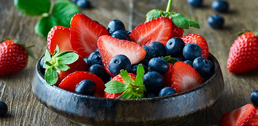 Blueberries & Strawberries