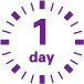 Ready in 1 day