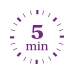 Ready in 5 minutes